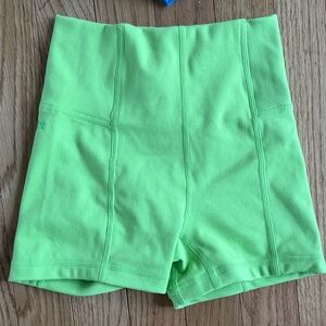 Jo + Jax Neon Green dance Shorts